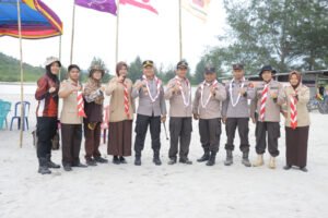 Longmars Pramuka Saka Bhayangkara Pasaman Barat Ditutup Kapolres