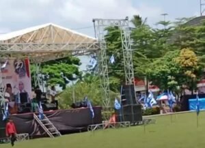 PAN Agam Gelar Acara HUT di Kawasn GOR Agam, Langgar Undang-undang?