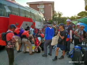 Kontingen Pramuka Indonesia di Korea Selatan Tiba Selamat di Penampungan