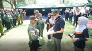 300 Satlimas Bukittinggi Gelar Capacity Building di Bandar Mutiara Tiku