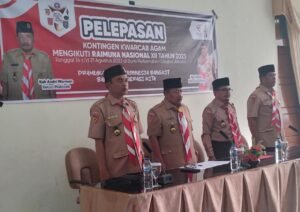 Kamabicab Kabupaten Agam Lepas Kontingen Rainas Menuju Cibubur