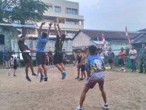 KT. Bima Putra Kelurahan Sapiran Bukittinggi Gelar Tanding Voli Antar RW