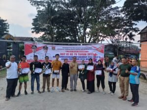 Voli Putra RW III Polresta Bukittinggi Juara I Tanding Persahabatan