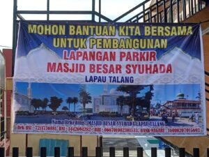 Masjid Syuhada Dapat transfer Dana dari Edi Busti Rp41 juta, Benar?