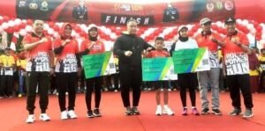 Wawako Bukitting Hadiri Acara PWR 10 K Dilepas Waka Polda Sumbar