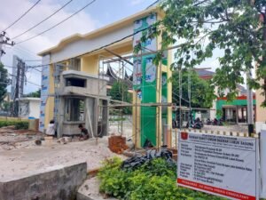 Meningkatkan Pelayanan, RSUD Lubuk Basung Bangun 2 Gerbang Utama