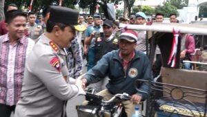 Kepada Wakapolri, 6 Ribu Abang Becak Menyatakan Siap Jaga Pemilu 2024