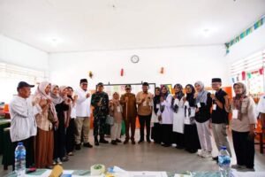 Bupati Tanah Datar Eka Putra dan  Forkopimda  Pantau Pilwana Serentak