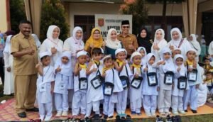 138 Murid TK PAUD di Kecamatan Malalak Ikuti Peragaan Manasik Haji