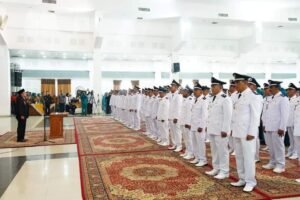 Hasil Pilwana Serentak, Bupati Tanah Datar Eka Putra Lantik 54 Wali Nagari