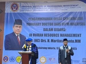 Rektor UIPM Malaysia Nobatkan Drs. H. Martias Wanto, MM Sandang Gelar Doktor