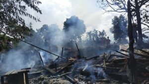 Rumah Milik Dasril di Pahambatan Balingka Hangus Terbakar
