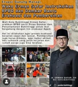 Wako Instruksikan BPBD, Damkar Bantu Evakuasi, dan Pembersihan 