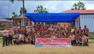 Warga Binaan Lapas Narkotika Sawahlunto Gelar Giat Tangkas Pramuka