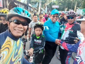 Semarak, Bupati Padang Pariaman Suhatri Bur Lepas Fine Bike SRBC