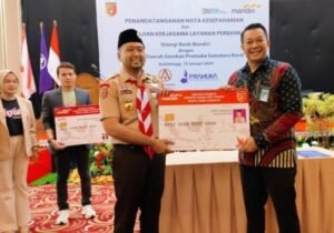 Kwarda Pramuka Sumatera Bararat dan Bank Mandiri Jalin Kerjasama