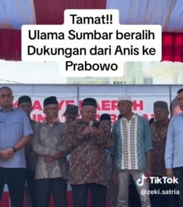 Imam Zaidallah Viral, Bersama Ulama Sumbar, Beralih Dukungan ke Prabowo