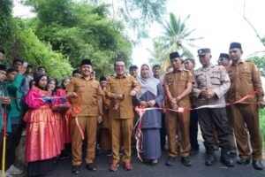 2,7 Km Jalan di Jorong Durian Bangko-Koto Baru Selesai Diaspal, Diresmikan