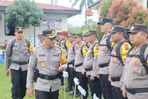 Polres Tanah Datar Terjunkan 301 Personel  Amankan 939 TPS Pemilu 2024