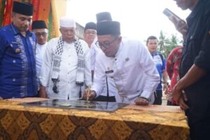 Jalan Lingkar Aquaduk Pancasila Diresmikan Bupati Tanah Datar