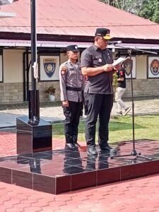 Pj. Bupati Mentawai Hadiri Apel Keselamatan di Polres Mentawai