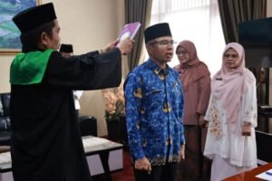 Fajri S.Si Dilantik Jadi Kabid  Aplikasi Dinas Kominfo Tanah Datar
