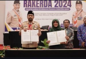 Kwarda Pramuka Sumbar MoU Masuk PT Melalui Jalur Prestasi Pramuka