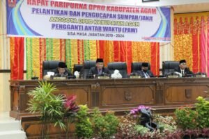 Indra Gosdedi Resmi Dilantik PAW Anggota DPRD Kabupaten Agam