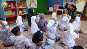 TK PAUD Inklusi Inspiratif Center School Gelar Simulasi Penanganan Bencana