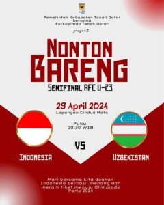 Nonton Bareng  di Lapangan Cindua Mato Senin, Ada Door Prizenya Menanti