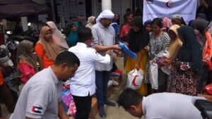 Bantuan Bulan Sabit Merah UAE Diterima Pengungsi Rambatan