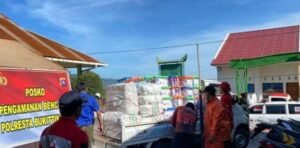 Bantuan Korban Bencana Banjir Lahar Dingin  Galuang Mulai Berdatangan