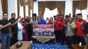 Bantuan Rp514 Juta Datang Dari Bengkalis untuk Korban Galodo