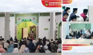 Cuaca Hujan, Pemko Bukittinggi Pindah Sholat Idul Adha ke Masjid