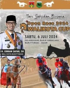 Bukittinggi Gelar Pacu Kuda Wali Kota Cup