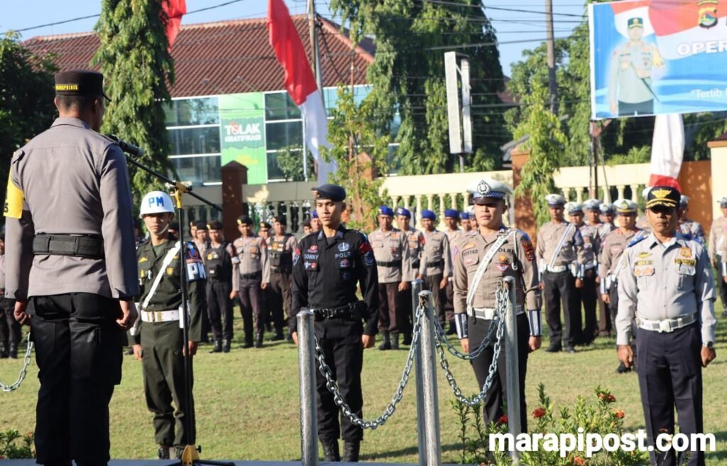 Polres Bima Kota Gelar Apel Pasukan Operasi Patuh Rinjani 2024