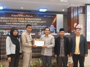 KPU Agam Sukses Selenggarakan Pleno Rekapitulasi Hitungan Suara PSU