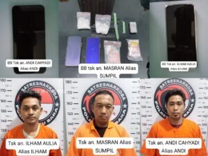 Hebat!, Satresnarkoba Polres Batubara Tangkap 3 Pengedar Narkoba
