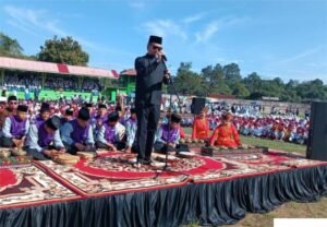 Memasuki Tahun Ajaran Baru, SD dan SMP Shalawat Bersama Wali Kota