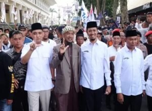 Deklarasi Paslon Erman Safar-Heldo Aura, Dihadiri Ribuan Orang