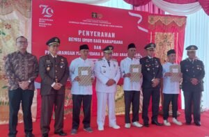 293 Warga Binaan Lapas Lubuk Basung Terima Remisi, 3 WBP Langsung Bebas