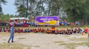 Pramuka Agam Gelar Perkemahan di Objek Wisata Bandar Mutiara Tiku