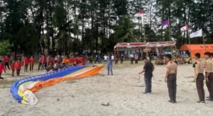 Pramuka Peserta Kemah Bandar Mutiara, Ikuti Sosialisasi Saka Dirgantara