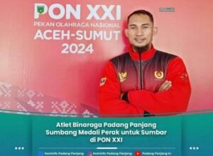 Indra Mulyadi Raih Perak untuk Sumbar di PON 2024
