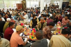 Peringati Maulid Nabi di Masjid Raudhatul Muttaqim, Sembelih 5 Ekor Sapi