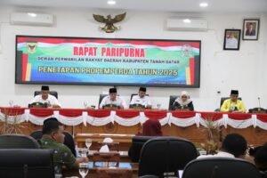 9 Propemperda Tahun 2025 Disepakati DPRD dan  Pemda Tanah Datar 