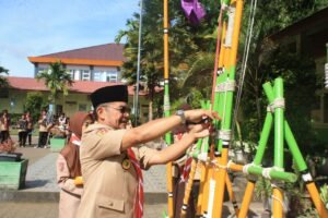 Kakwarcab Agam Buka LT I, dan Pesta Siaga Gudep 007-008 di SDN 04 Biaro