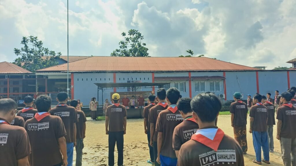 Lapas Kelas III Narkotika Sawahlunto Gelar Lomba Tangkas Pramuka