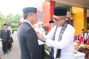 Wakil Ketua DPRD Agam Muhamad Risman, Hadiri Apel HAB-79 Tahun 2025