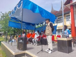 Camat Tanjung Mutiars Buka Secara Resmi Pertandingan O2SN Tj. Mutiara